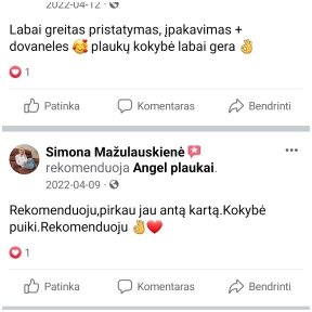 Atsiliepimai (realūs iš Facebook)