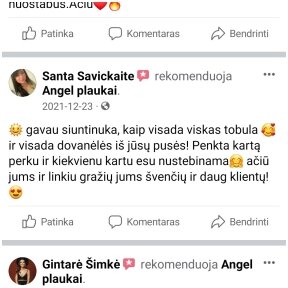 Atsiliepimai (realūs iš Facebook)