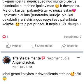 Atsiliepimai (realūs iš Facebook)