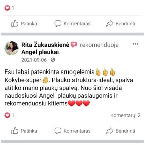 Atsiliepimai (realūs iš Facebook)