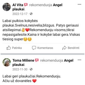 Atsiliepimai (realūs iš Facebook)