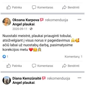 Atsiliepimai (realūs iš Facebook)