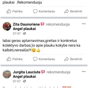 Atsiliepimai (realūs iš Facebook)