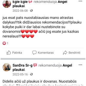 Atsiliepimai (realūs iš Facebook)