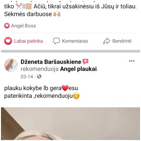 Atsiliepimai (realūs iš Facebook)